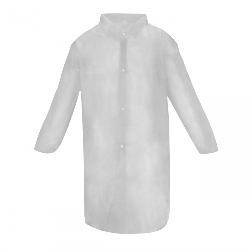 Fartuch ochronny jednorazowy biały PP-FART-WHITE