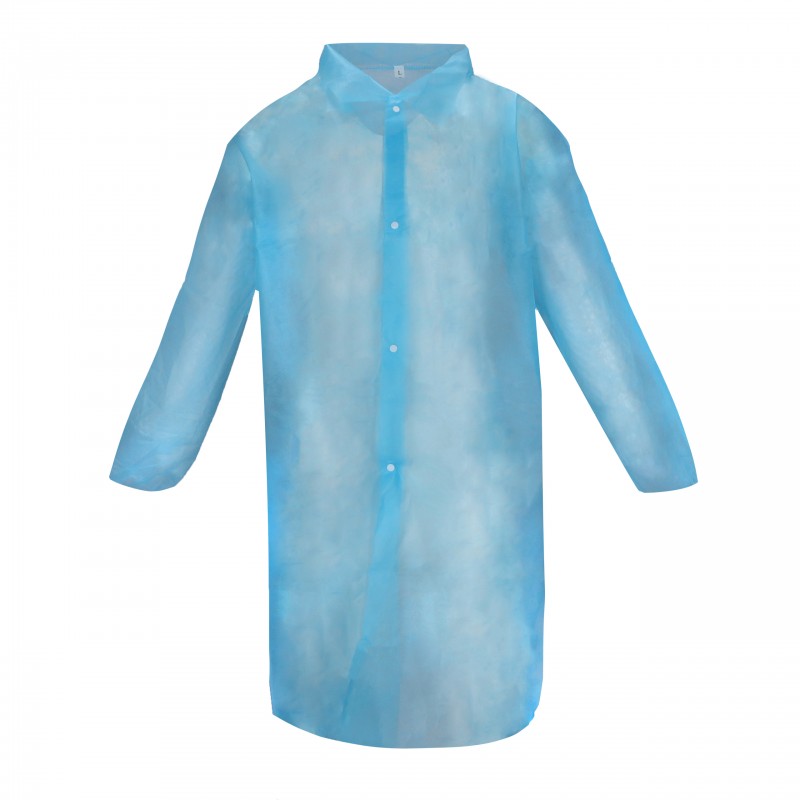 Fartuch ochronny jednorazowy niebieski PP-FART-BLUE